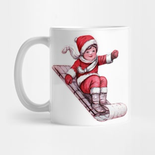 Vintage Sled Mug